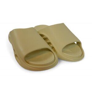 Men's Beige Cloud Slide Sandals Lightweight Foam Comfort Slippers Size 12 NWT